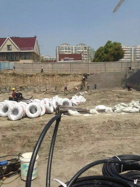 南通如皋城西医院施工现场